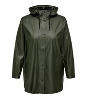 ONLY Curves Khaki Hooded Anorak